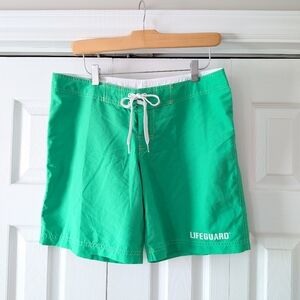 Speedo Lifeguard Swim Shorts Kelly Green Size 6